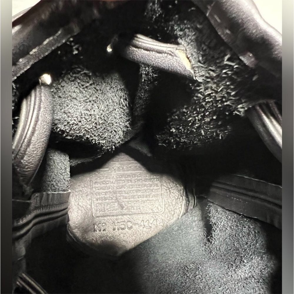 Coach Littleton Bucket Bag Mini Drawstring Black Vintage 4144 - Picture 14 of 14